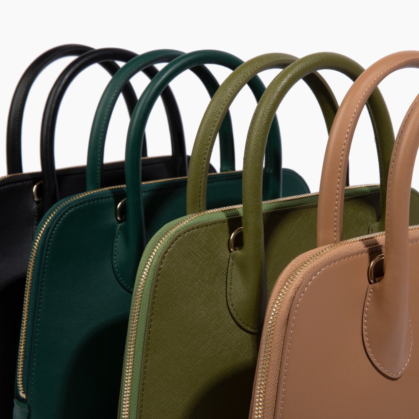 Discover Ms. Lady Luck in Noir Leather: A Vegan Luxury Handbag - Carter Wade