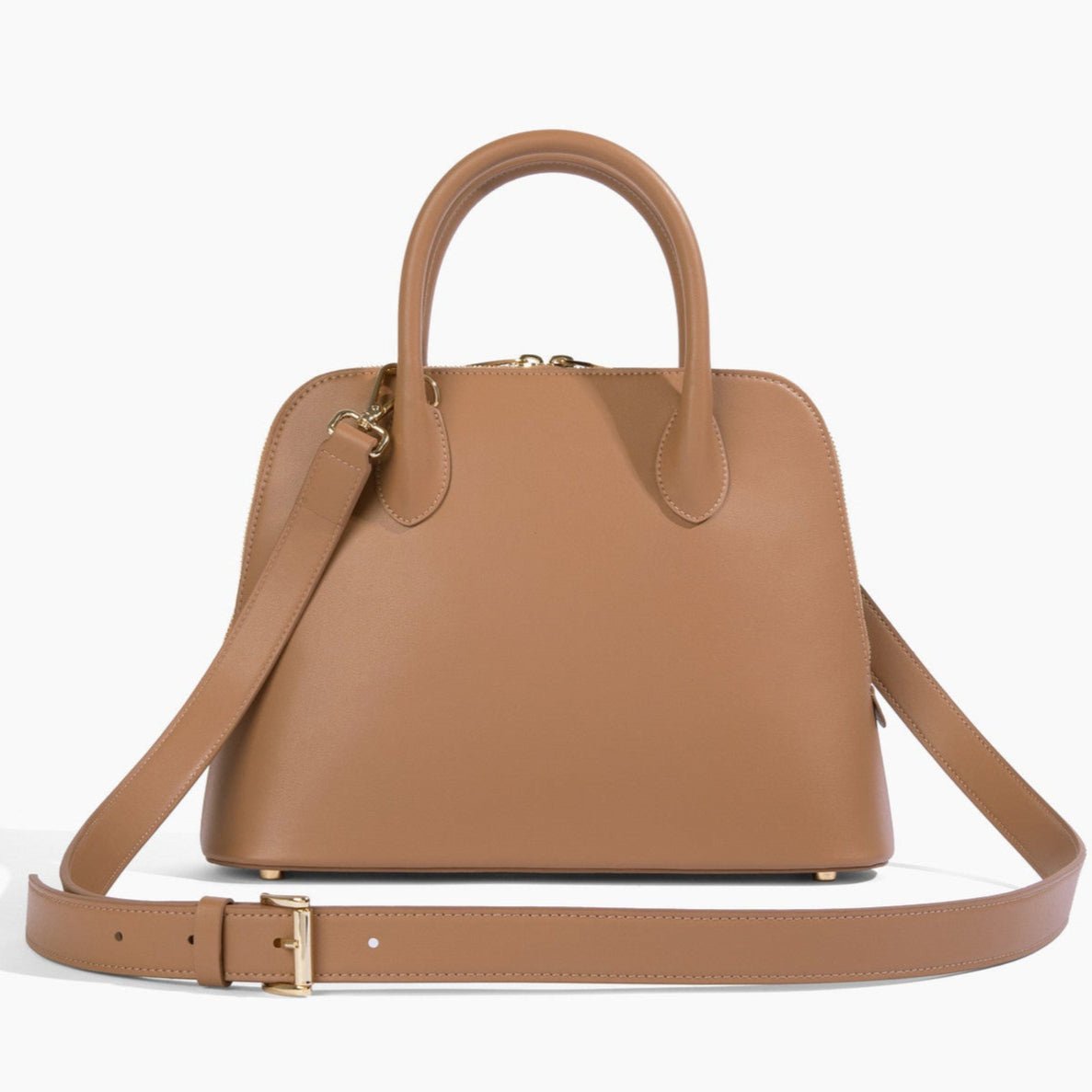 Discover Ms. Lady Luck in Brown Vegan Grape Leather: A Vegan Luxury Handbag - Carter Wade
