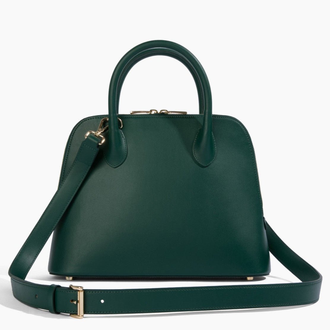 Discover Ms. Lady Luck in Dark Green Grape Leather: A Vegan Luxury Handbag - Carter Wade